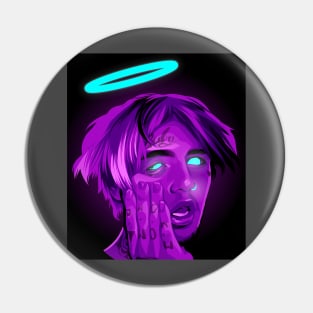 LIL PEEP neon style Pin