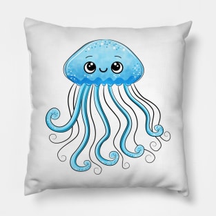 cute jellyfish Pillow