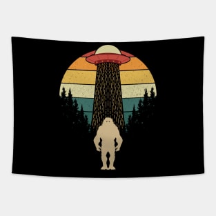 bigfoot ufo abduction Tapestry