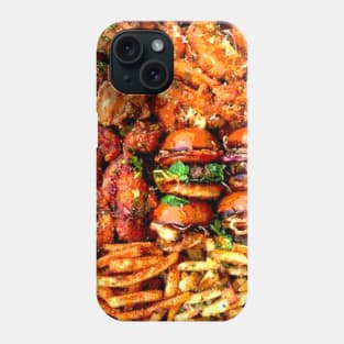 delicious food tray Phone Case