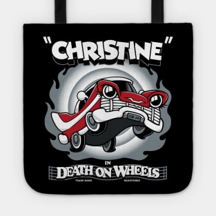 Vintage Cartoon Christine - Stephen King - Killer Car - Creepy Cute Horror Tote
