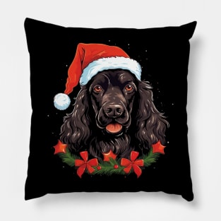 Field Spaniel Christmas Pillow