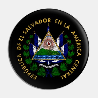 escudo El Salvador, Pin