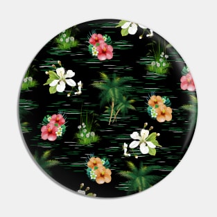 Tropical Cute Floral Pattern Pin