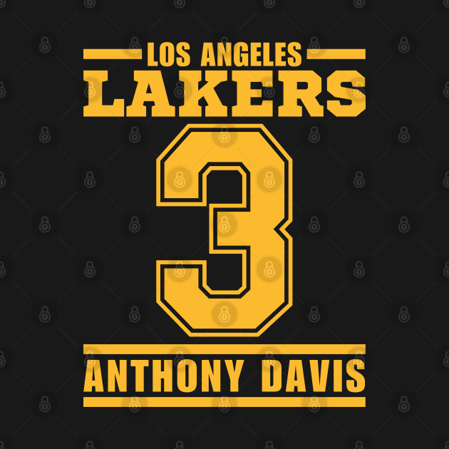 LA Lakers Davis 3 Basketball Player by ArsenBills