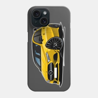 Mercedes A35 AMG Yellow Phone Case