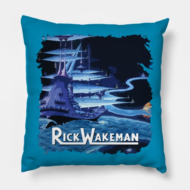 Rick Wakeman Pillow by Bolivian_Brawler