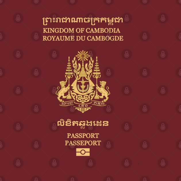 Cambodian passport by Travellers