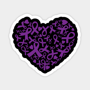 Heart of Awareness - Purple Magnet