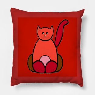 RED CAT BUDA Pillow