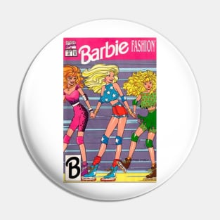 Barbie Comics - Take her Rollerblading with Friends Pin