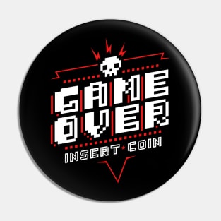 Game Over (Red) Pin