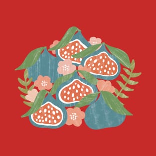 Fun Fantastic Figs (coral) T-Shirt