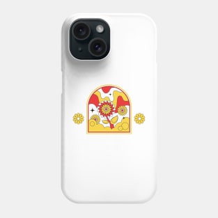 Cedar Island, NC Summertime Vacationing 70s Flowers Phone Case