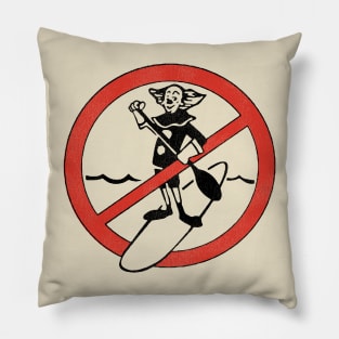 RESPECT THE LOCALS / No Bozos! Pillow