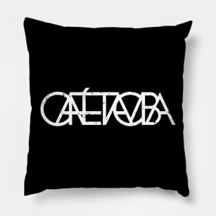 Cafe Tacuva - vintage design Pillow