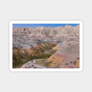 Colorful Otherworldly Hills and Rocks Magnet