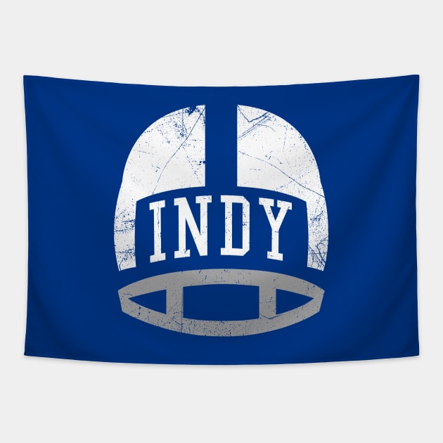 Indy Retro Helmet - Blue Tapestry by KFig21