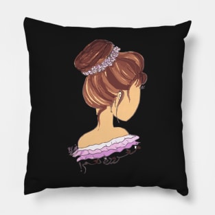 Arrogant girl  arabic Pillow