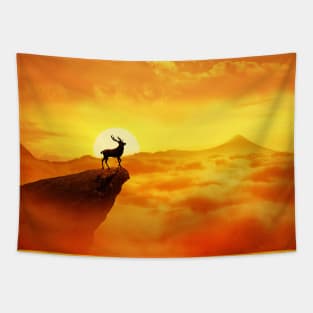 lonely deer Tapestry