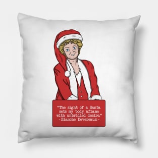 Blanche Devereaux Christmas Quote Pillow