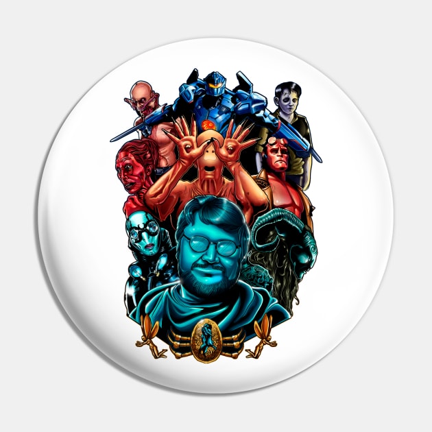 Del Toro Tribute Pin by Pink Bulldog Store 