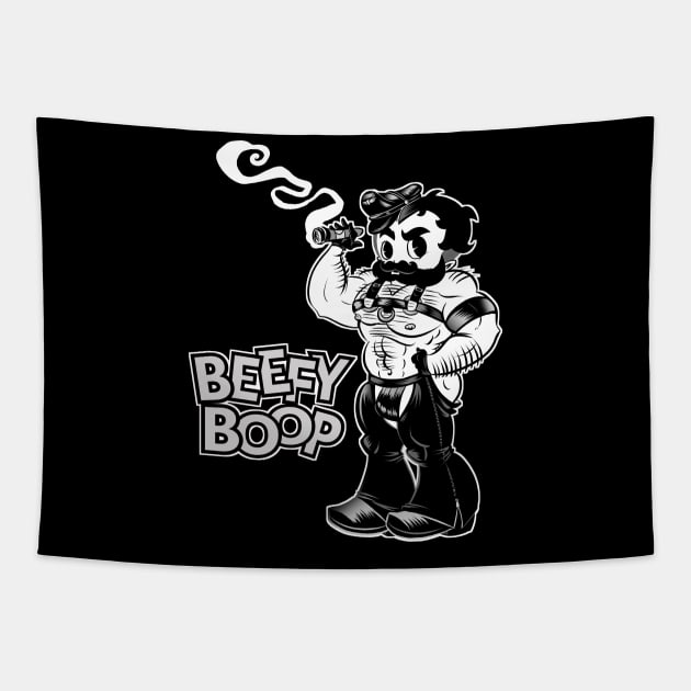 BeefyBoopLeather Tapestry by BeefcakeBoss