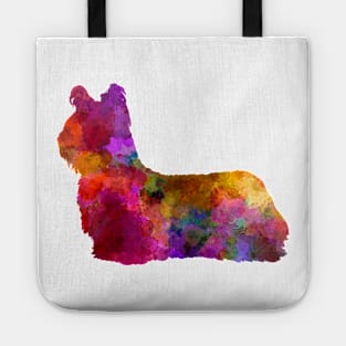 Skye Terrier  in watercolor Tote