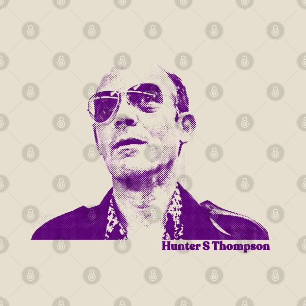 Hunter S Thompson /// Aesthetic Fanart Design by DankFutura