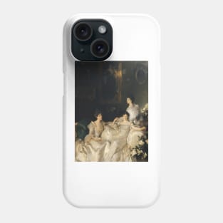 The Wyndham Sisters By John Singer Sargent Postcard Phone Case