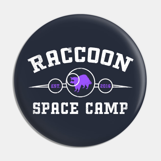 Raccoon Space Camp Pin by Procyon Podcast Network