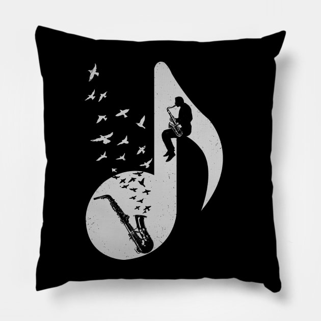 Musical - Saxophone Pillow by barmalisiRTB