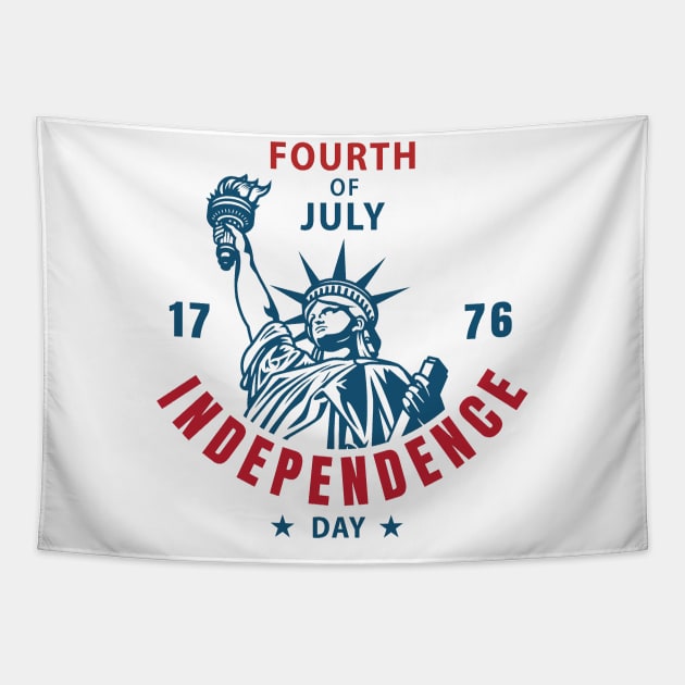 Independence day Tapestry by white.ink
