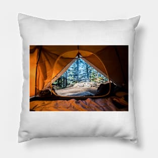 Camping Images Pillow