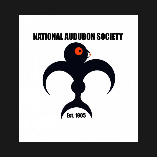 National Audubon Society bird with berry design by dltphoto