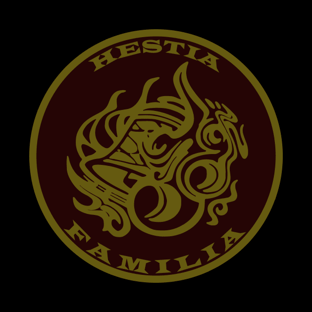 DANMACHI: HESTIA FAMILIA EMBLEM by probadger