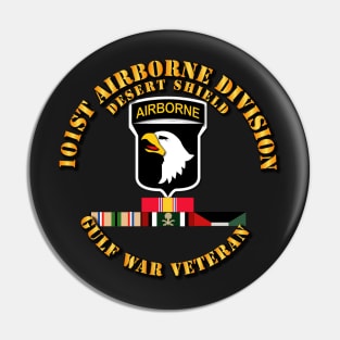 101st Airborne Division - Desert Shield w Svc Pin