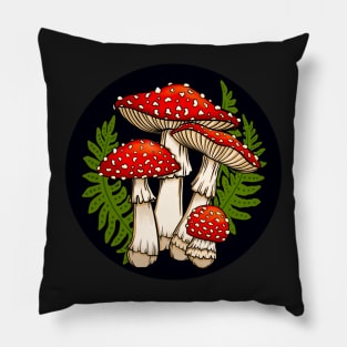 Magic Mushrooms Pillow