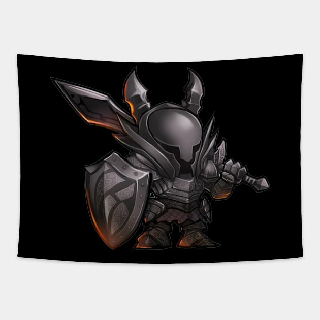 Black Knight Tapestry by mprokolo corgi