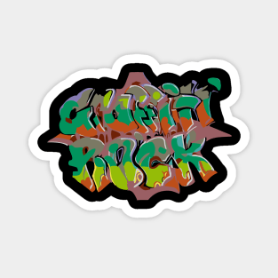 Graffiti Rock Magnet