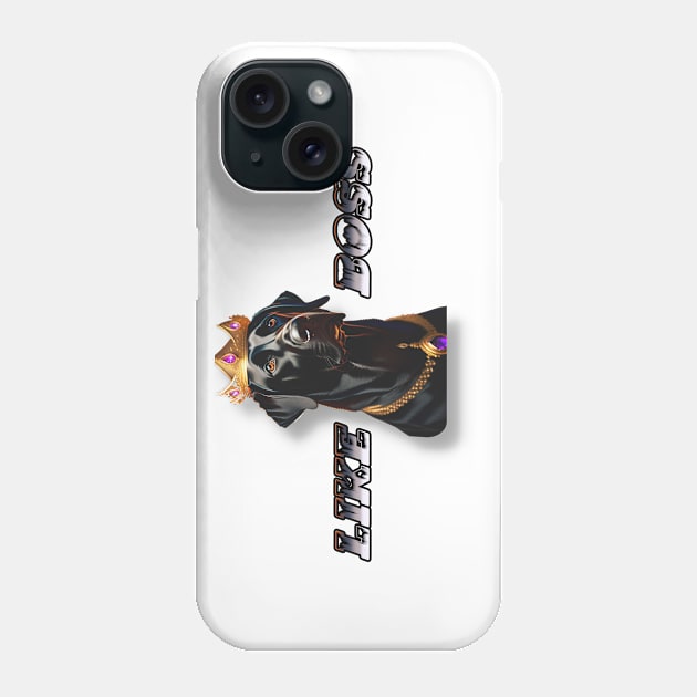 LIKE A BOSS  "king dog" Phone Case by luxardo ART