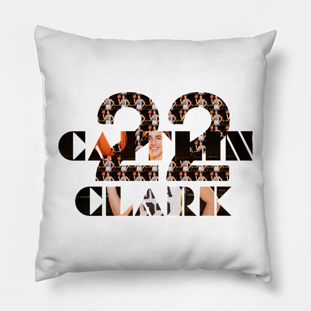 caitlin clark Pillow by Human light 