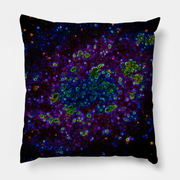 Black Panther Art - Glowing Edges 306 Pillow by The Black Panther