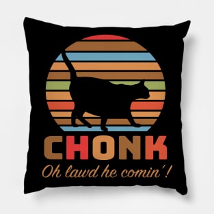 Chonk Retro Pillow