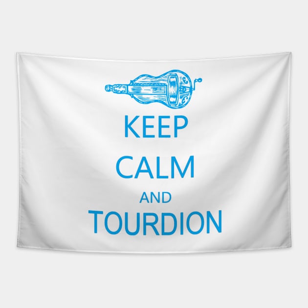Hurdy-Gurdy Keep Calm and Tourdion Tapestry by inkle