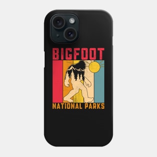 Bigfoot National Park Shirt - Cryptid Hiking Adventure Phone Case