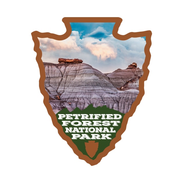 Petrified Forest National Park arrowhead by nylebuss