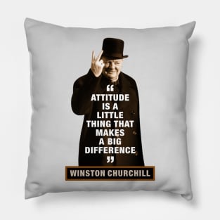 Winston Churchill Quotes Pillow