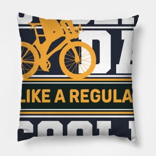 Cycling Dad Like A Real Dad But Cooler Pillow