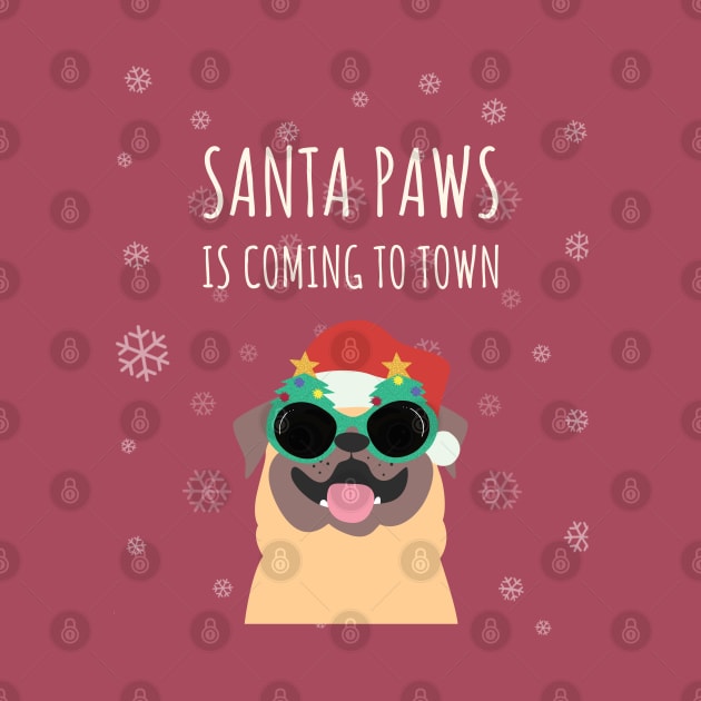 Santa paws is coming to town by ArtsyStone